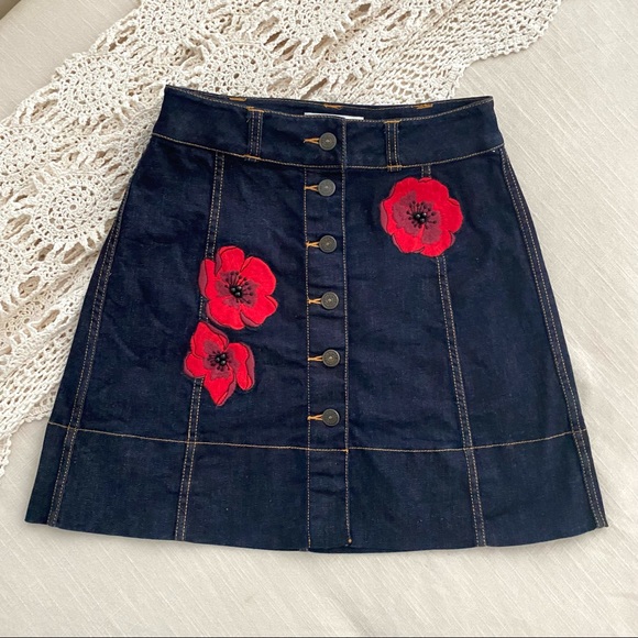 kate spade Dresses & Skirts - Broome Street Kate Spade Denim Skirt